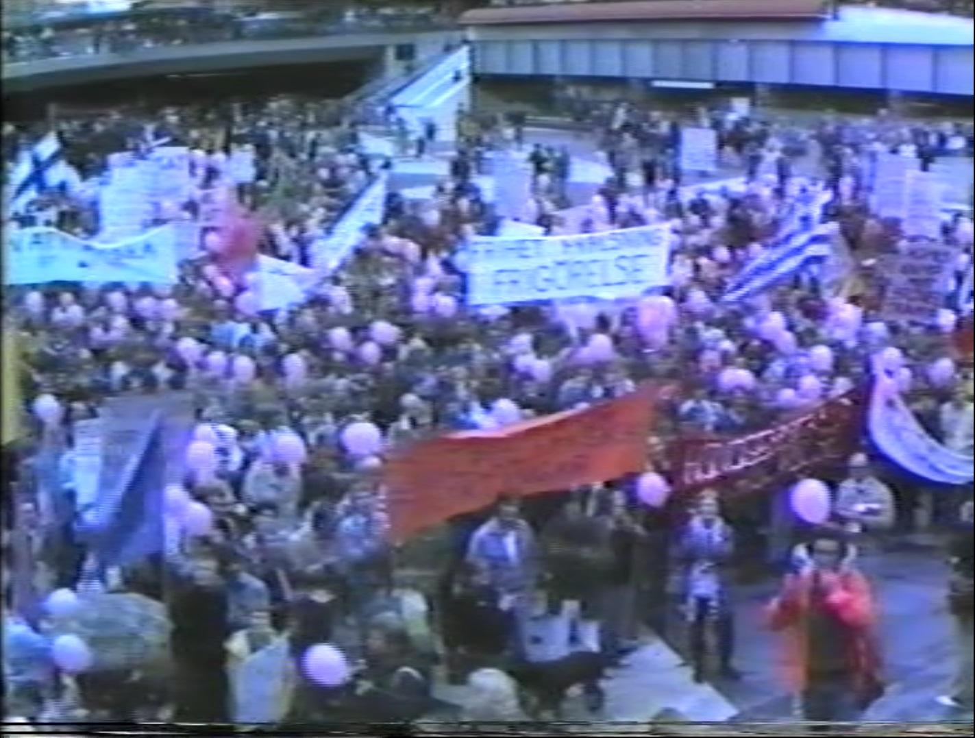 Frigörelsedemonstrationer i Stockholm, 1981-1989